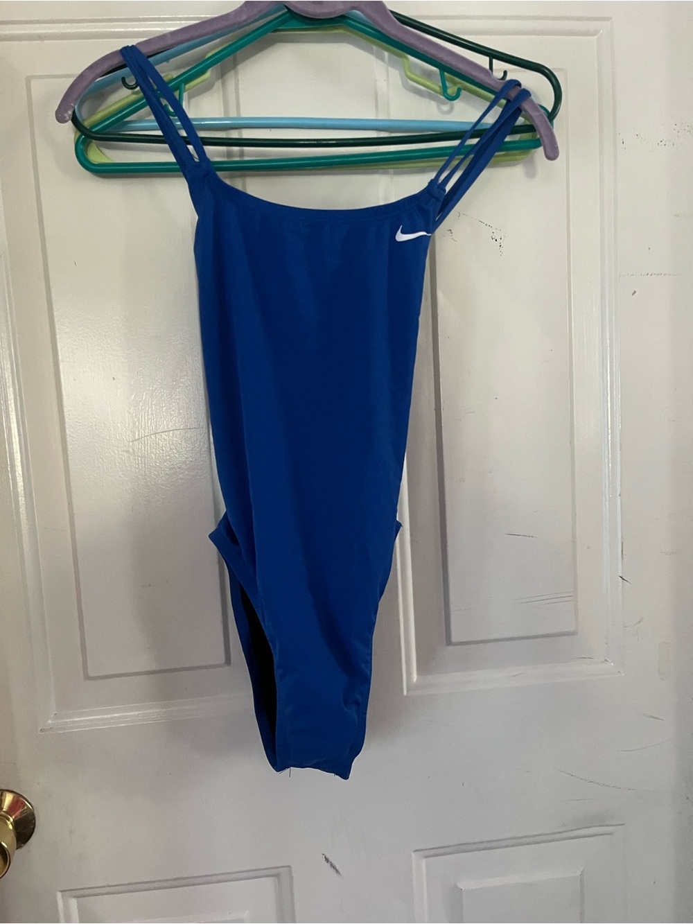 Nike Blue Athletic One-Piece Swimsuit
